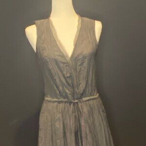 Grey Go>Silk Dress